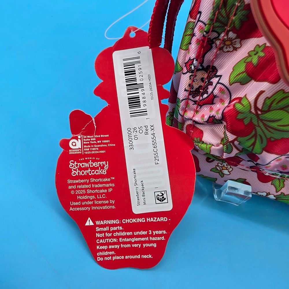 Strawberry Shortcake Mini Backpack Accessory Innovations - Picture 3 of 15
